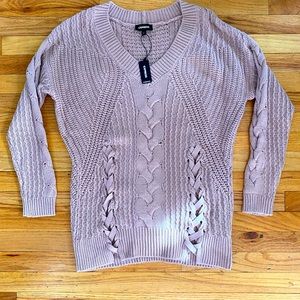 Cable knit sweater